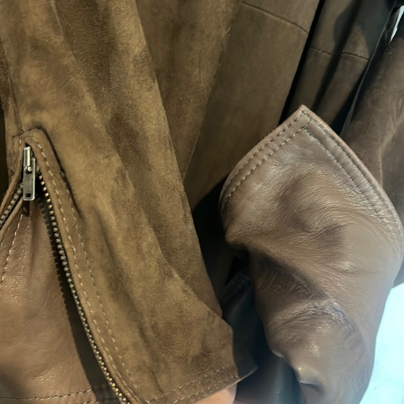 CHRIST Vintage 1970's Lambskin/Suede Coat - Picture 8 of 17